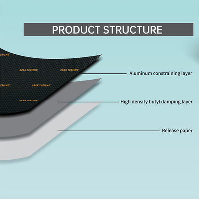 High Density Vibration Damping Pads Vehicle Wind Noise Reduction Stop Speaker Distortion