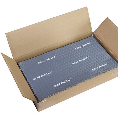 Хорошая цена 2 мм заглушающий и снижающий вибрации подложка / алюминиевая фольга печатный рельеф / Автомобильный звук заглушающий коврик онлайн