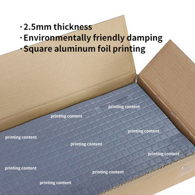 Хорошая цена 2.5мм автомобильная подушка для уменьшения шума / амортизация вибраций / автомобильная звуковая и тепловая изоляция онлайн